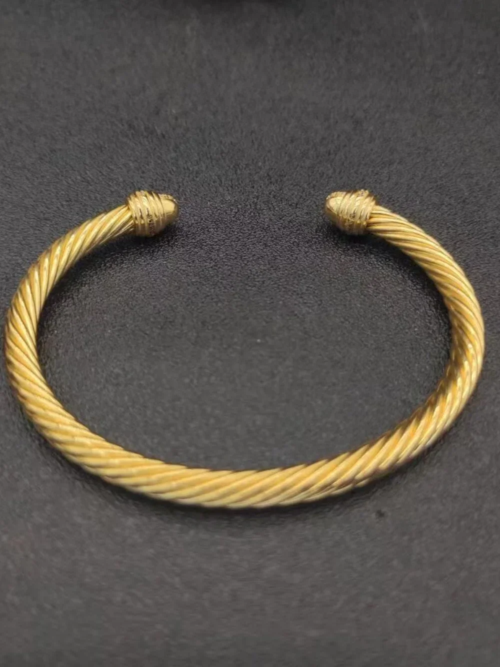 David Yurman Round Head Glod Bracelet 5mm